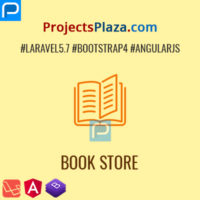 laravel angularjs book store application